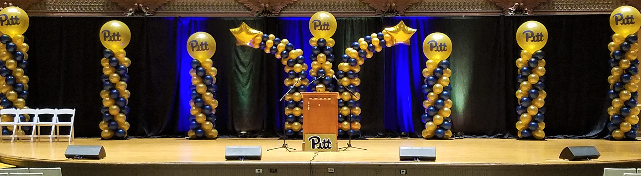 Pittsburgh Univeristy Balloon Decor