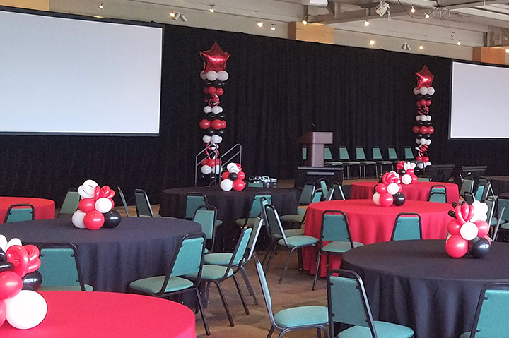 Corporate Party Balloon Decor