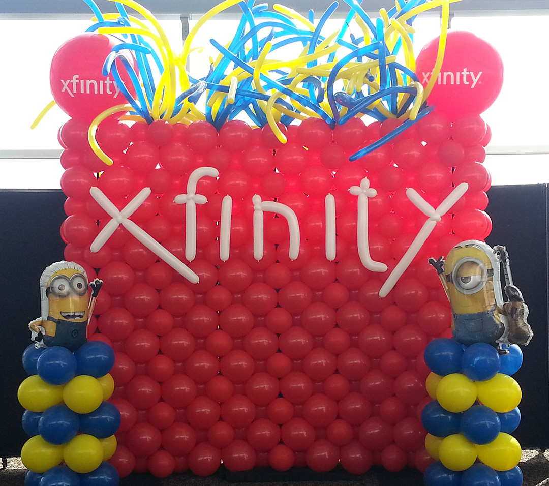 xfinity balloon wall