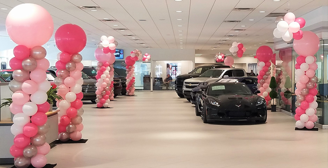 Car lot balloons