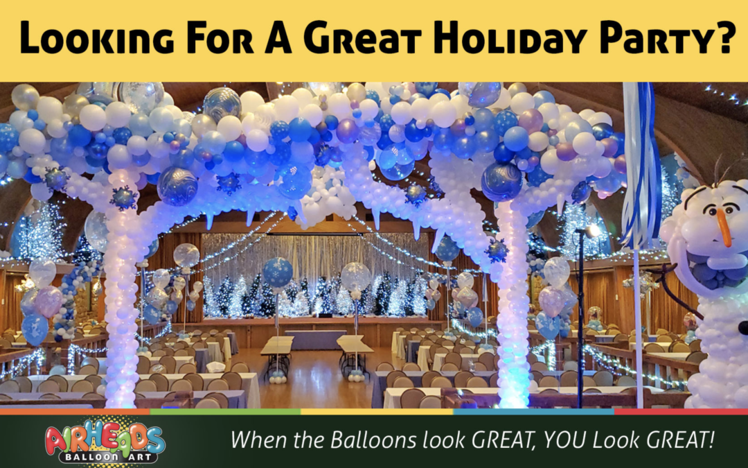 Holiday Party with Balloons