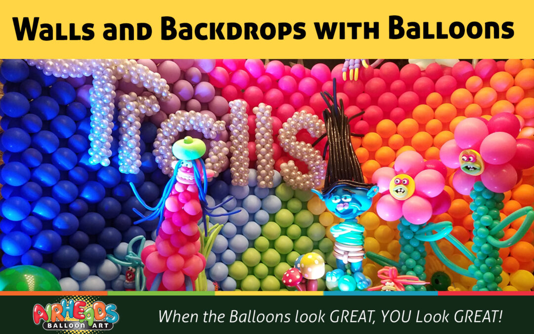 Walls and Backdrops with Balloons