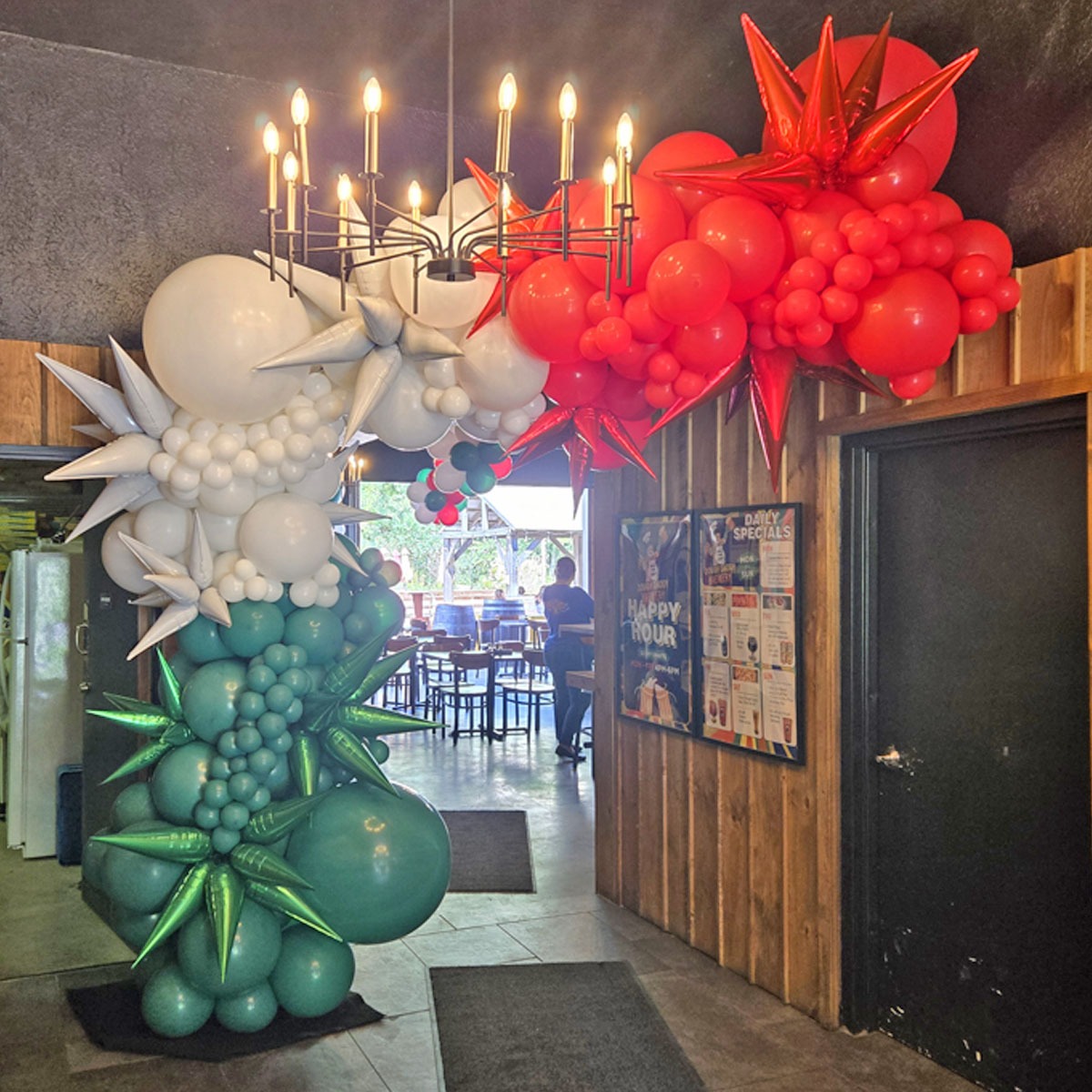 Balloon Party Backdrop